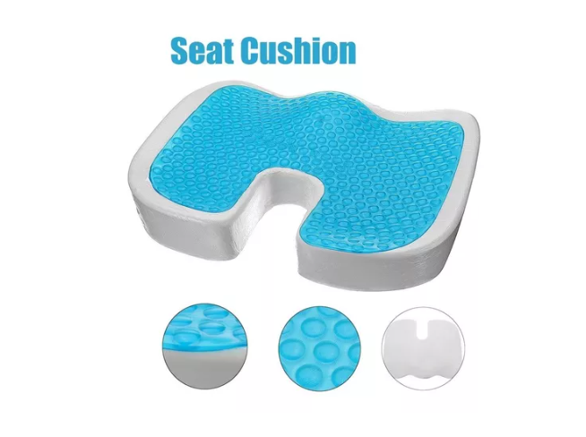 Cojín Asiento Gel Viscoelastico Coxis Ortopédico