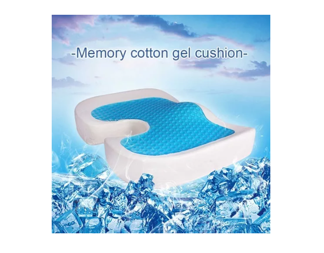 Cojín Asiento Gel Viscoelastico Coxis Ortopédico
