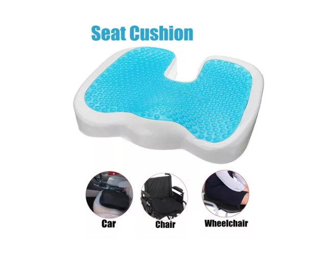Cojín Asiento Gel Viscoelastico Coxis Ortopédico