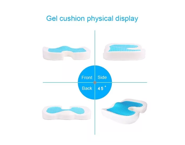 Cojín Asiento Gel Viscoelastico Coxis Ortopédico