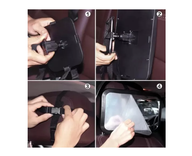 Espejo Retrovisor De Auto Para Seguridad De Niños