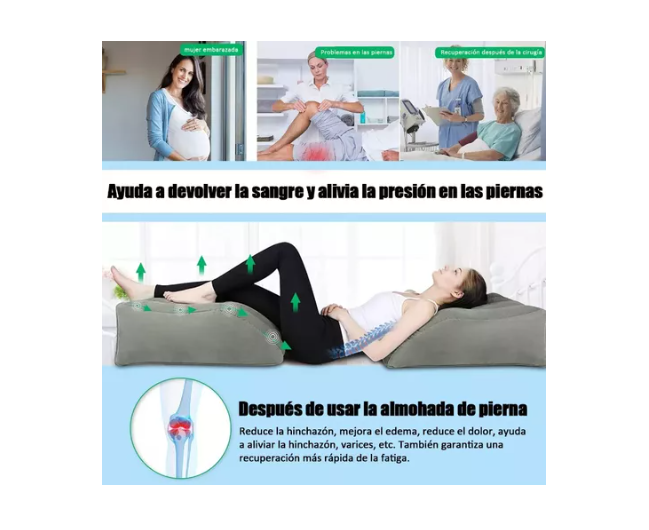 Almohadillas Relajantes Almohada De Cuña De Pierna Para Aliv