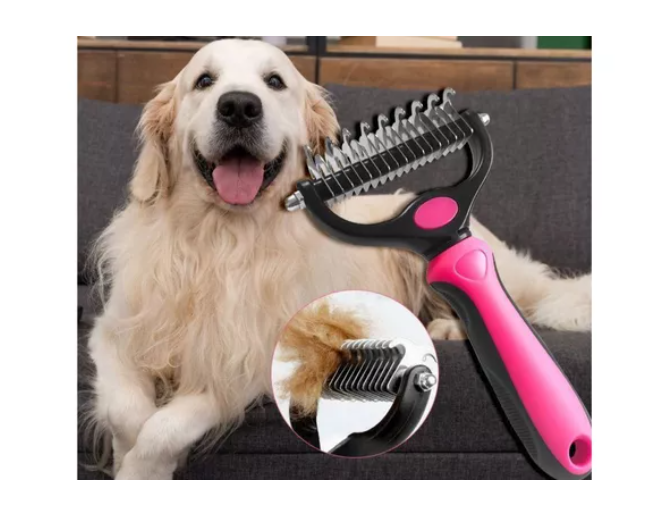 Cepillo Deslanador Para Perros Y Gatos Peine Quita Pelo