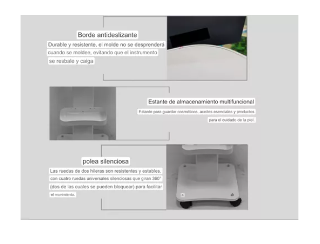 Carro Movil Estetica Spa Soporte Maquinas Mesa Esteticas