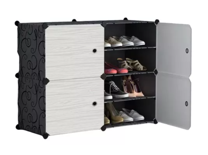 Zapatero Organizador De Zapatos 2 Pisos Estrecho Bonito