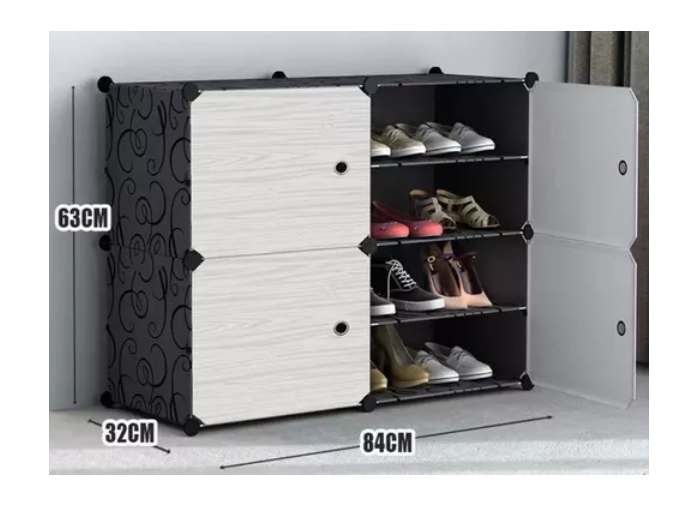 Zapatero Organizador De Zapatos 2 Pisos Estrecho Bonito