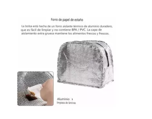 Lonchera Bolsa Lunch Bag Térmica Colación Almuerzo