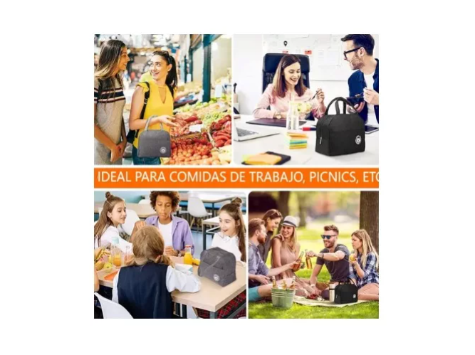 Lonchera Bolsa Lunch Bag Térmica Colación Almuerzo