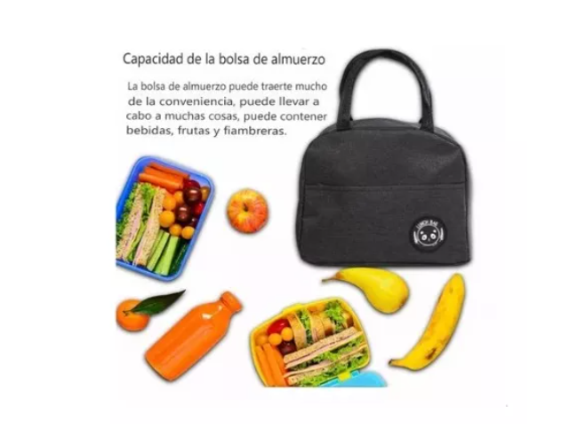 Lonchera Bolsa Lunch Bag Térmica Colación Almuerzo