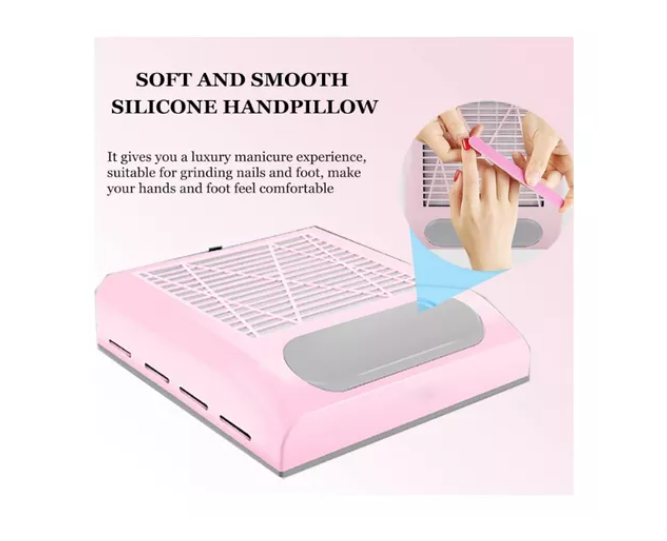 Extractor De Polvo Para Uñas 80w Manicura Pedicura Profesion