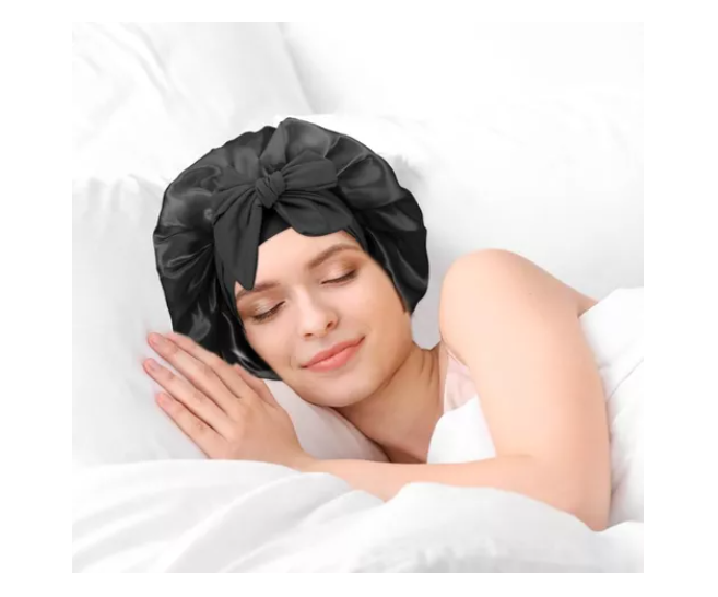 Gorro Satin Para Dormir Cabello Rizado Y Liso Evita Enredos
