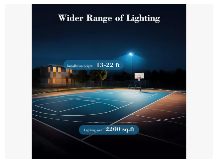 Foco Solar Exterior 1200w Luminaria Con Soporte Y Control