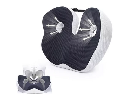 Cojín De Coxis De Espuma Viscoelástica Ajustable Para Silla