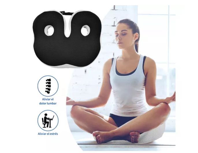 Cojín De Coxis De Espuma Viscoelástica Ajustable Para Silla