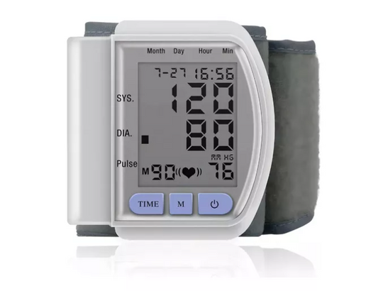 Toma Presion Digital Tensiometro De Muñeca Jayma Color Gris