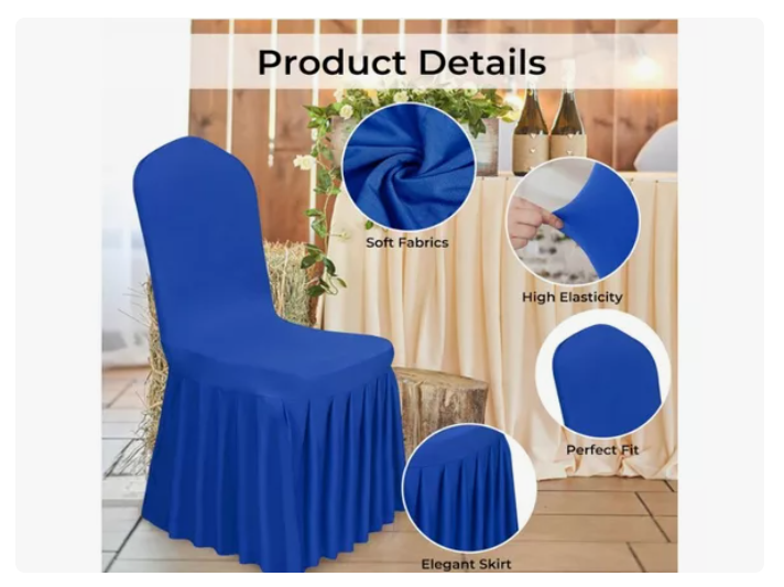 Funda Elástica Para Silla Universal De Evento