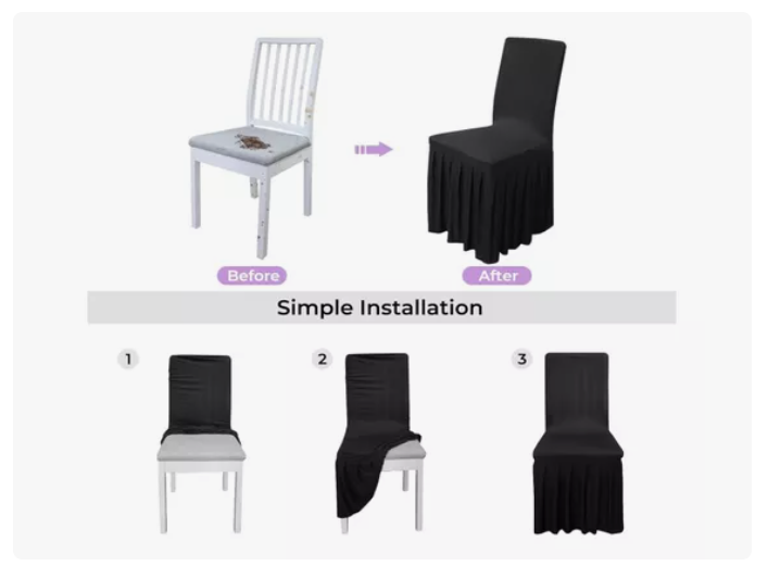 Funda Elástica Para Silla Universal De Evento