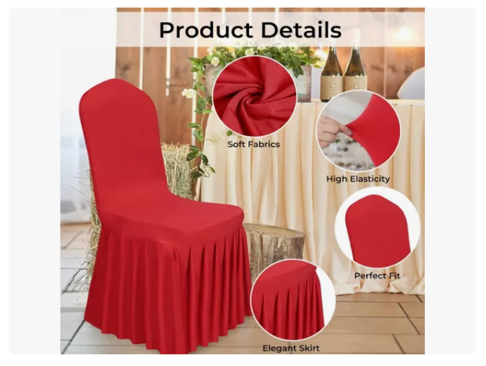 Funda Elástica Para Silla Universal De Evento