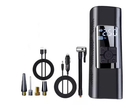 Compresor De Aire Portátil 12v 6000mah Inflador Inalámbrico