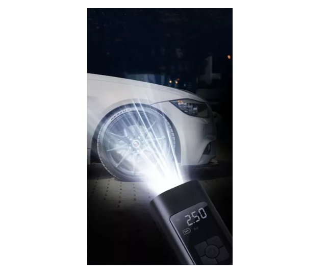 Compresor De Aire Portátil 12v 6000mah Inflador Inalámbrico