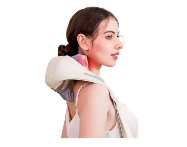 Masajeador Cervical Y De Espalda Con Calor Y Vibración