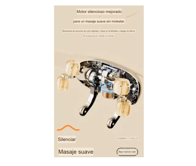 Masajeador Cervical Y De Espalda Con Calor Y Vibración