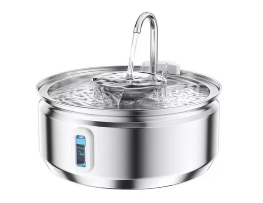 Bebedero Automático Gatos Perros Fuente Agua 3.2l Inox