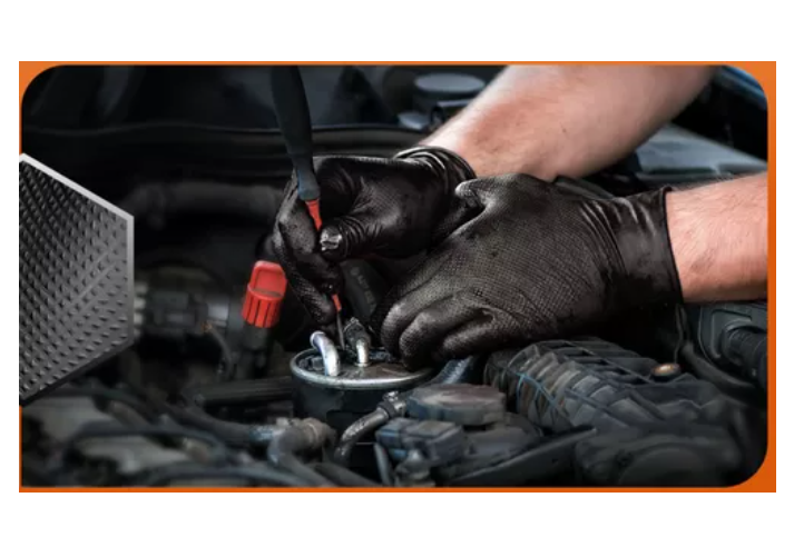 Guantes Bienok Negro / Naranja Diamantado 8.0 Grs Profesional 50 Uni
