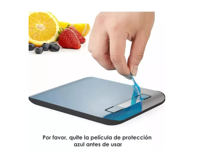 Báscula De Cocina Digital, Báscula De Alimentos Para Horne Color Plateado 10KG