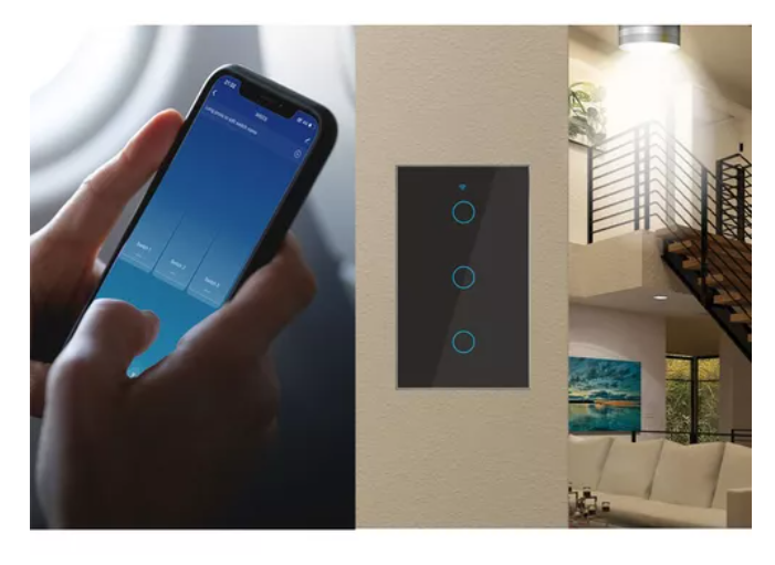 Interruptor Inteligente Wifi Sin Cable 1, 2 Y 3 Canales