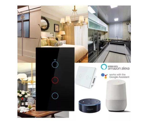 Interruptor Inteligente Wifi Sin Cable 1, 2 Y 3 Canales
