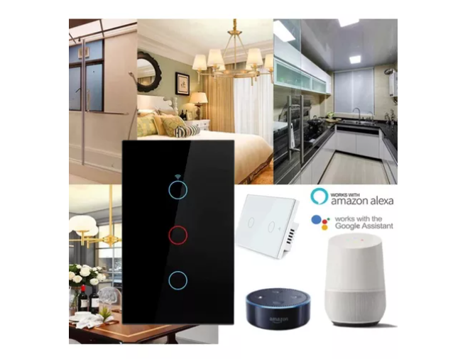 Interruptor Inteligente Wifi Sin Cable 1, 2 Y 3 Canales