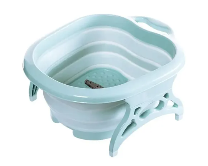 Bañera De Pies Plegable Con Masajeadores Spa Pedicure