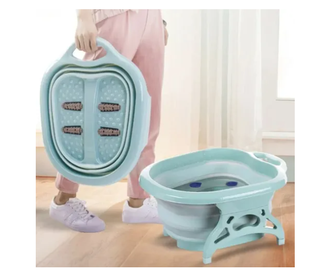 Bañera De Pies Plegable Con Masajeadores Spa Pedicure
