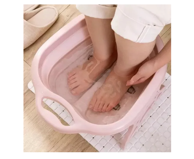 Bañera De Pies Plegable Con Masajeadores Spa Pedicure