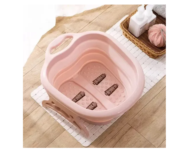 Bañera De Pies Plegable Con Masajeadores Spa Pedicure