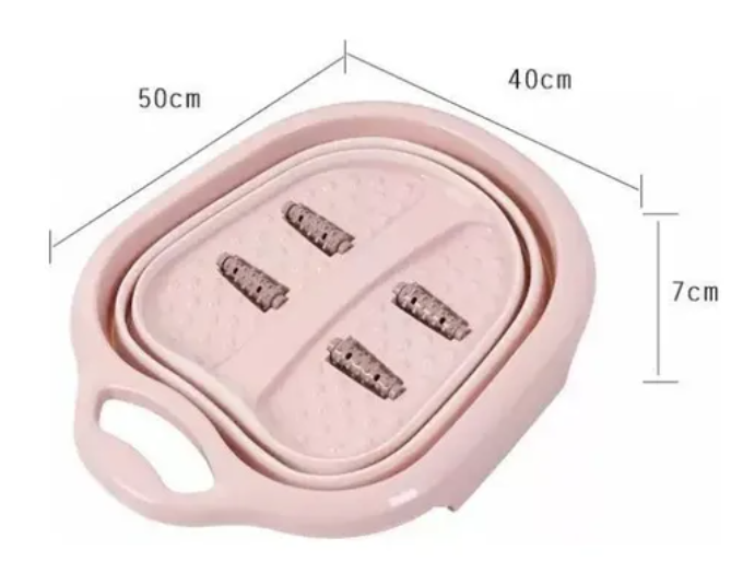 Bañera De Pies Plegable Con Masajeadores Spa Pedicure