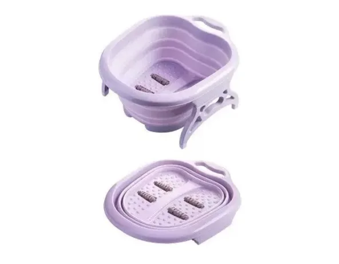 Bañera De Pies Plegable Con Masajeadores Spa Pedicure