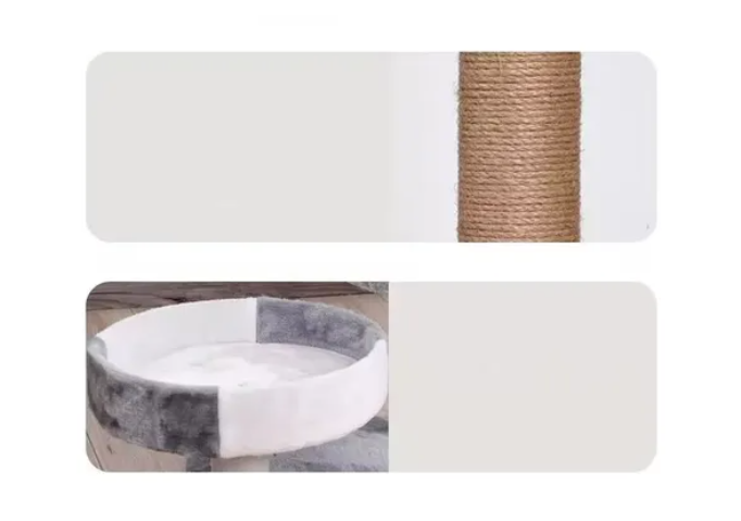 Casa De Árbol Con Rascador Para Gatos - Plataforma Para Gato