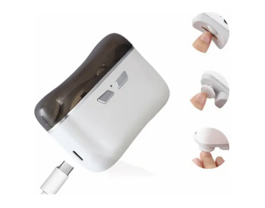 Cortauñas Eléctrico 2 En 1 Lámpara Pulidora Automatico