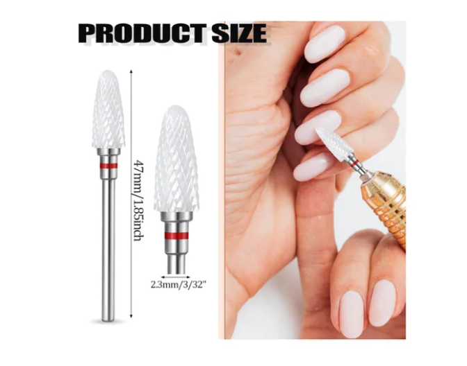 Fresa Ceramica Pulidora Para Torno Manicure Pedicure Uñas