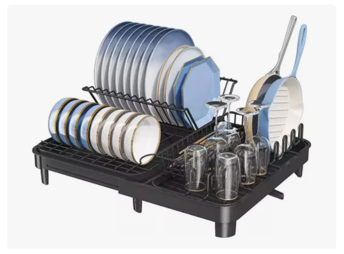Secador Escurridor De Loza Platos Inoxidable Expandible