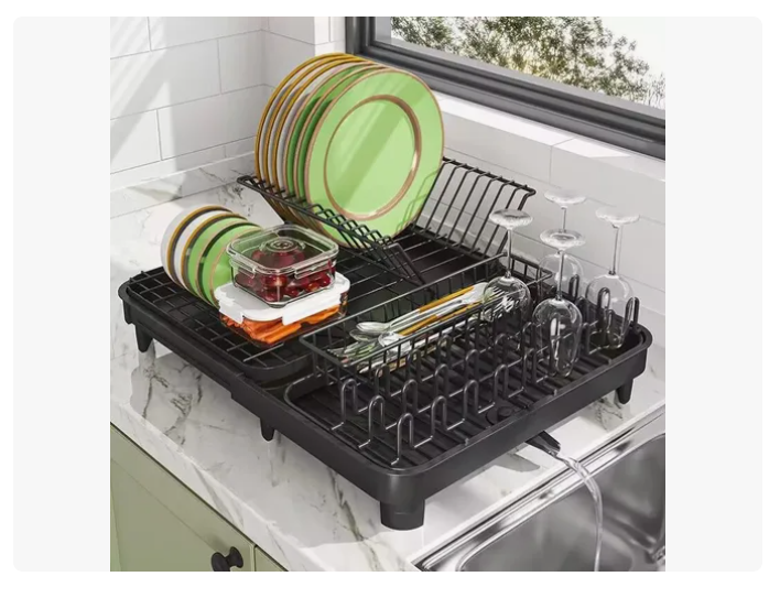 Secador Escurridor De Loza Platos Inoxidable Expandible