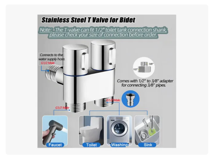 Ducha Bidet Arabe Acero Inoxidable Baño Wc Inodoro Vida