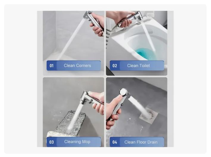 Ducha Bidet Arabe Acero Inoxidable Baño Wc Inodoro Vida