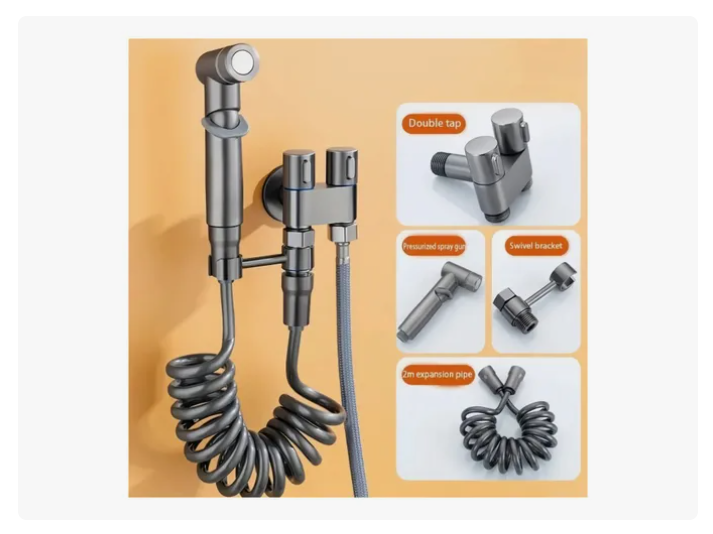 Ducha Bidet Arabe Acero Inoxidable Baño Wc Inodoro Vida