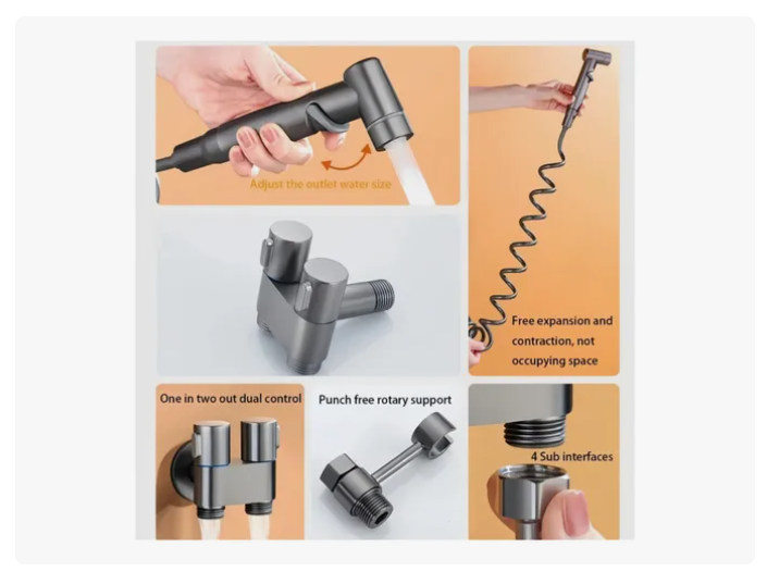 Ducha Bidet Arabe Acero Inoxidable Baño Wc Inodoro Vida
