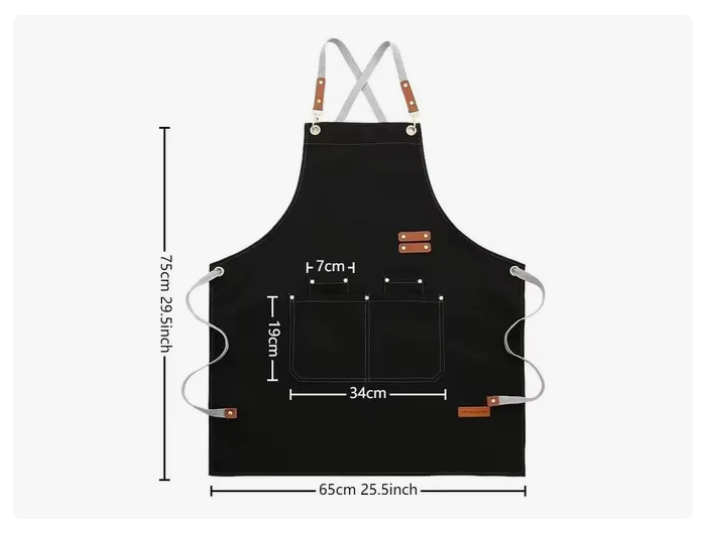 Pechera Delantal Cocina Barbacoa Parrilla Premium Peluquero