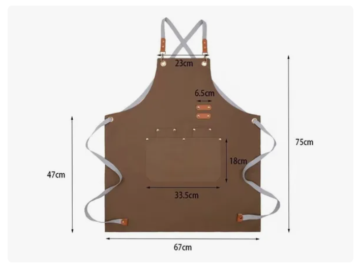 Pechera Delantal Cocina Barbacoa Parrilla Premium Peluquero
