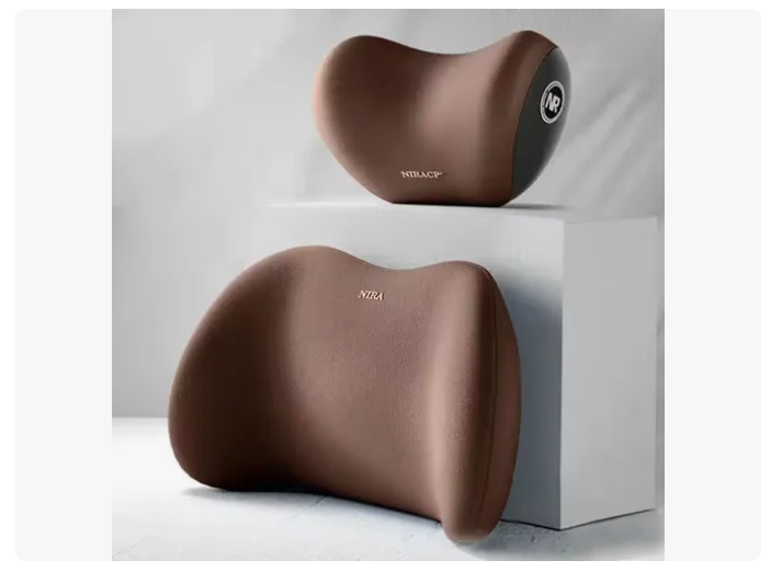 Kit Almohada Cojín Cuello Cervical Viaje Auto Hogar Avión